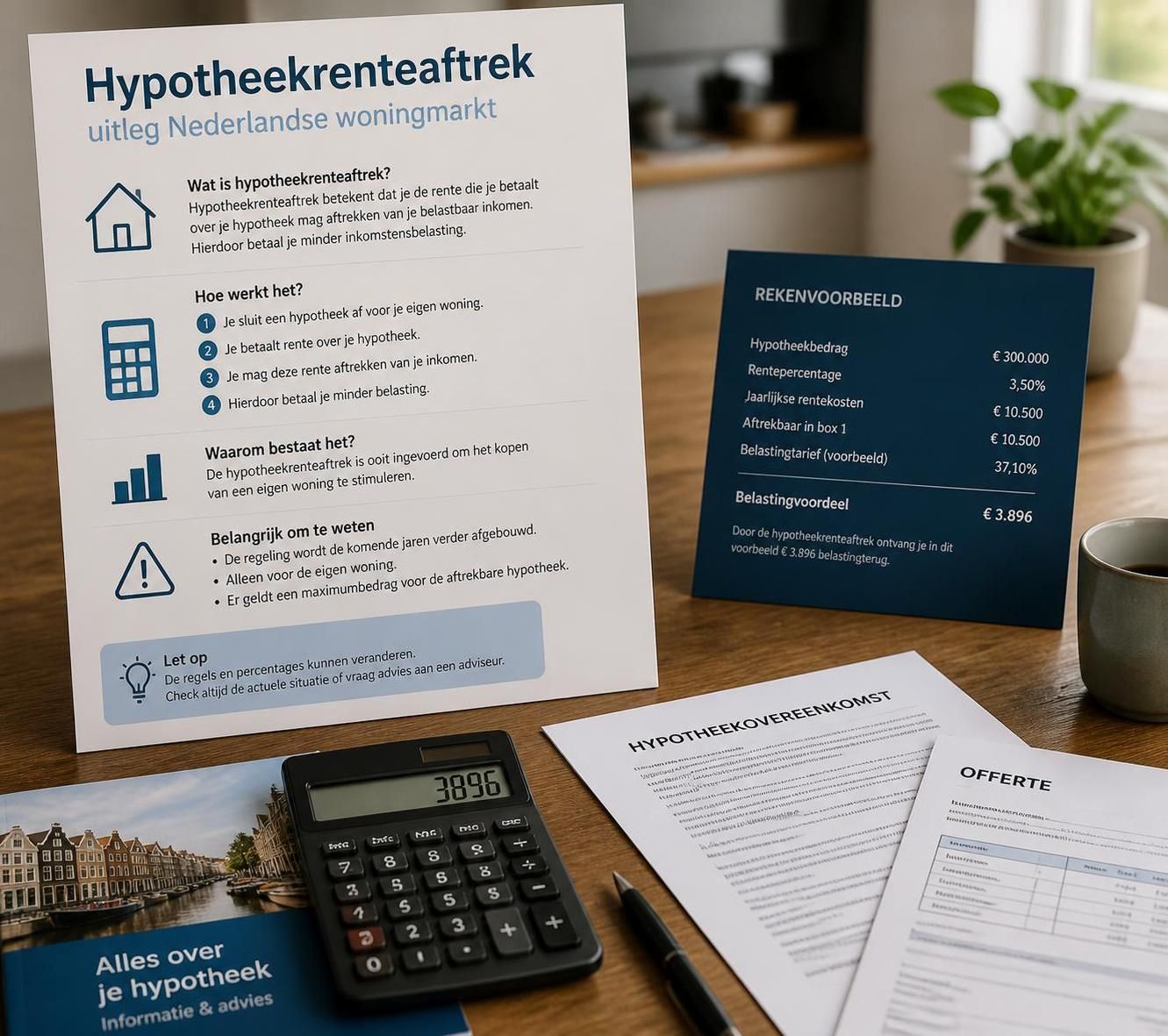 ontdek hoe je hypotheekrenteaftrek kunt aanvragen en leer waar je op moet letten om optimaal te profiteren van fiscale voordelen bij je hypotheek.