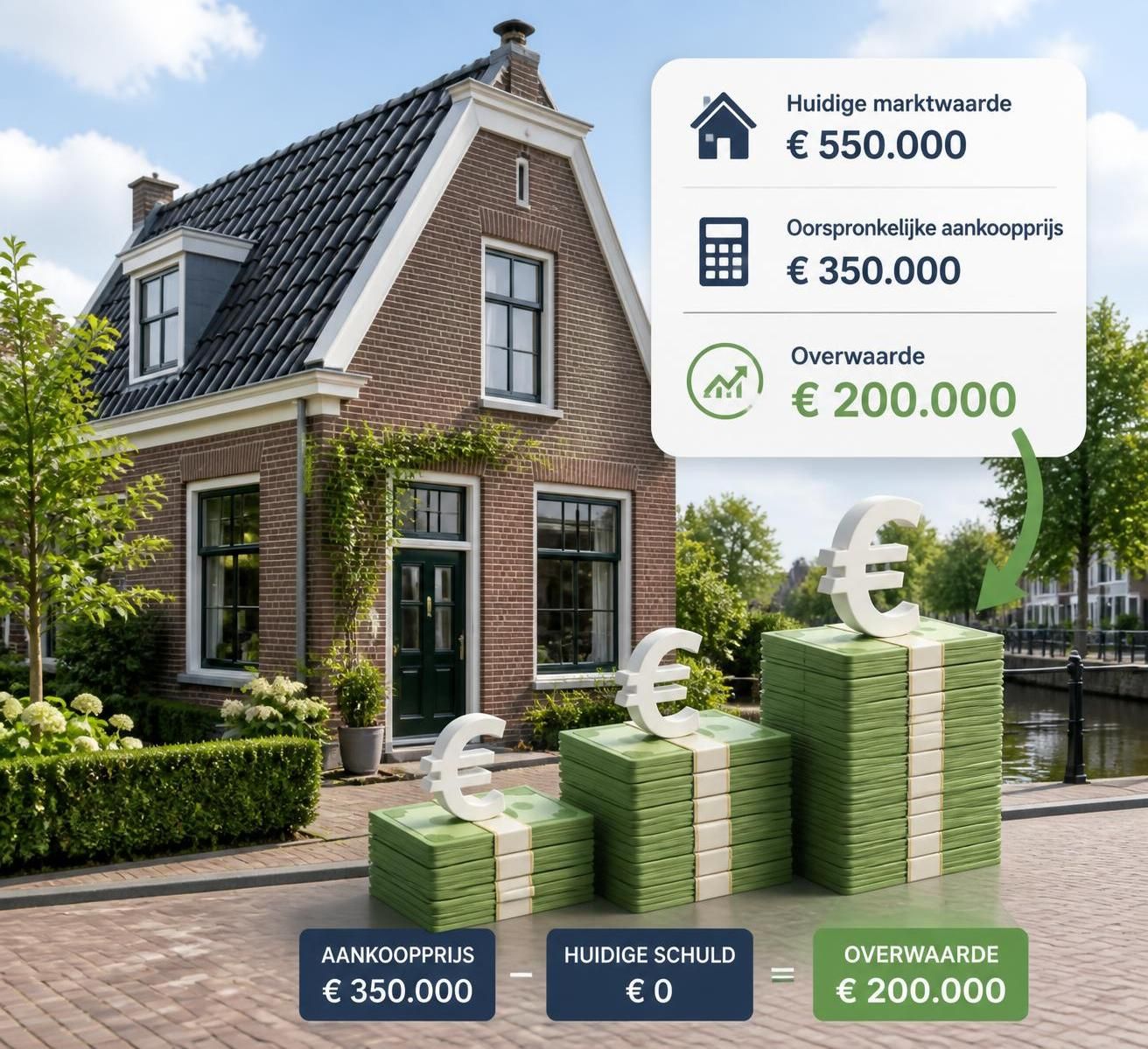ontdek de belastinggevolgen van de overwaarde op je huis in 2026 en hoe dit je financiële situatie kan beïnvloeden.